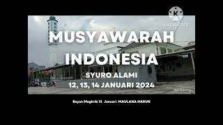 Musyawarah Indonesia Syuro Alami 1214 Januari 2024  Bayan Maghrib Maulana Harun jamaahtabligh [upl. by Delogu]