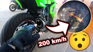 COM DBKILLER ANDA MAIS  NINJA 250R TOP SPEED [upl. by Adihsar]