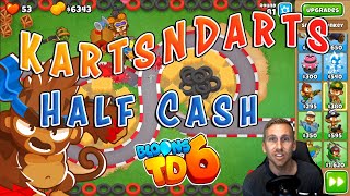 KartsNDarts Half Cash No Monkey Knowledge  Bloons TD 6 [upl. by Silva719]