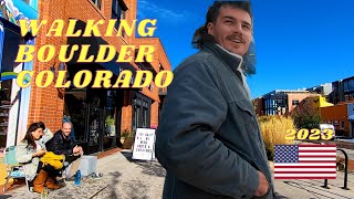 Walking  BOULDER  Downtown Colorado  4K Walking Tour BOULDER Colorado USA 2023 [upl. by Brownley101]