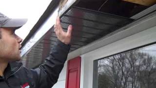 Installing Rafter Vents in Soffits [upl. by Adnih]