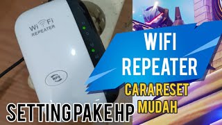 Cara Reset WIFI REPEATER sangat mudah [upl. by Disario]