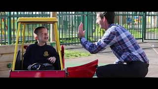 Disabled Children Access Outdoor Play with Big Little Car [upl. by Coster]