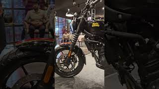 Royal Enfield Guerrilla 450 Brava Blue and Playa Black shorts youtubeshorts [upl. by Landel70]