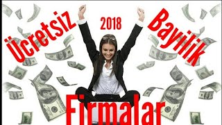 ÜCRETSİZ BAYİLİK VEREN FİRMALAR [upl. by Nivak]