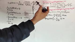 Analyse 1  Fonction Usuelles Trigonométrique  Fonction cotangente hyperbolique part 11 [upl. by Ishii]