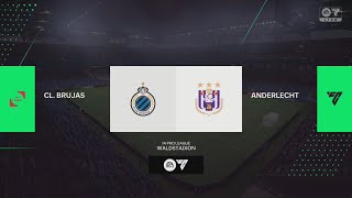 PERDEMOS LA LIGA EN LA ÚLTIMA JUGADA  Club Brujas vs Anderlecht  modo carrera [upl. by Joelie]