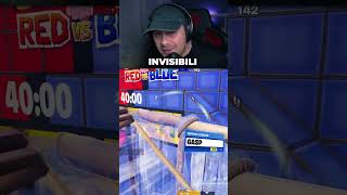 INVISIBILI su Fortnite nella Insane Red vs blue 😱😂 epicpartner fortnite codicegasp [upl. by Ziom]