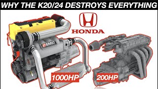 Why Honda K20K24 Engines Make Too Much Power😮 Explained Ep7 [upl. by Wiencke]