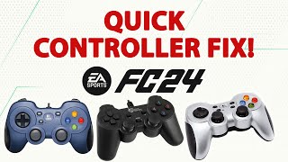 EA FC 24 Quick Controller Fix  PC controller Not Working FIXED [upl. by Amedeo327]