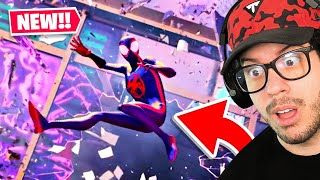 I got the MILES MORALES Fortnite skin EARLY SpiderMan [upl. by Aener]