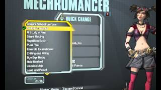 Skimpy Gaige 3 Alternative Skins  Borderlands 2 [upl. by Ibrahim]