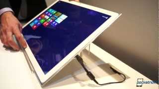 Panasonic 20Inch 4K Windows 8 Tablet  Pocketnow [upl. by Kosiur]