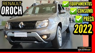 🟡 RENAULT DUSTER OROCH 2022 DINAMIQ ✅ PREÇOS ✅ CONSUMO ✅ EQUIPAMENTOS ATUALIZADOS❗ [upl. by Annaegroeg]