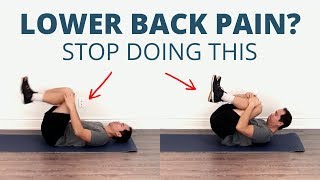 Lower Back Pain DON’T STRETCH What You Should Do Instead [upl. by Quar69]