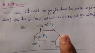 Cours de biochimie structurale glucide partie 3 méthylation et loxydation par lacide périodique [upl. by Orsino]