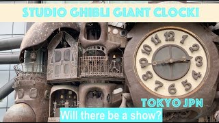 Studio Ghibli GIANT Clock Does it move Tokyo [upl. by Rednaeel454]