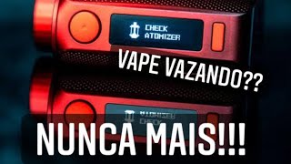 CHECK ATOMIZER VAPE VAZANDO como resolver rapidamente [upl. by Afas281]