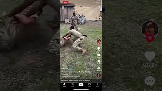 Army pepper spray training funny 😂😂😂￼ [upl. by Schrader]