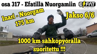 1000 km sähköpyörällä  Päivä 66 [upl. by Ahsikam283]