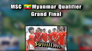 Burmese Ghouls VS Falcon Esports  Bo7   MSC Myanmar Qualifier Grand Final [upl. by Ahsiemac]