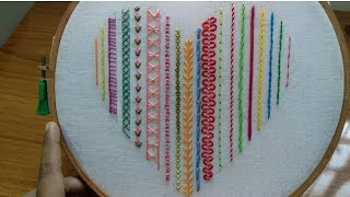 19 Basic Hand Embroidery Stitches for Beginners [upl. by Eylrac658]