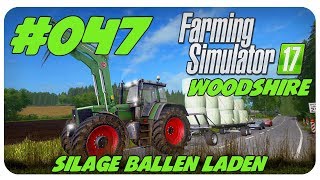 Silage Ballen laden 047 WOODSHIRE 🚜 Österreich Lets Play [upl. by Lemieux]