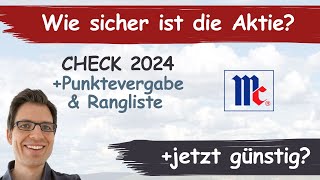 McCormick Aktienanalyse 2024 Wie sicher ist die Aktie günstig bewertet [upl. by Helfand202]