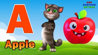 ABC song  ABC phonics song for toddlers  a for apple  nursery rhymes [upl. by Ashby]