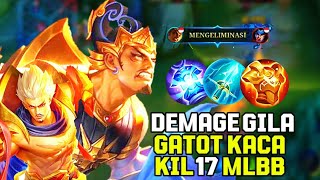 GEMPLAY GATOT KACA DEMAGE GILA BADANG AUTO PANIK MLBB [upl. by Adile68]