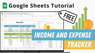 How to Build an Income and Expense Tracker from Scratch  Google Sheets TUTORIAL Budget Spreadsheet [upl. by Hairacaz]