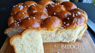 Recette de brioche moelleuse et filante Brioche facile à la maison pour la semaine [upl. by Ynaffik]