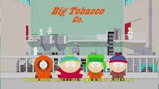 ♪ The cigarette Song ♪ lyrics karaoke  South Park  Butt Out [upl. by Tterrag992]