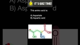 Aspartate vs Aspartic Acid [upl. by Connolly567]