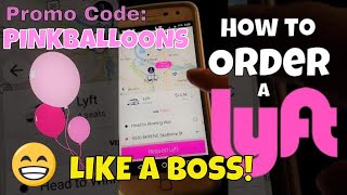 How to Order a Lyft  Great Instructions for 1sttime Lyft Users [upl. by Etteval]