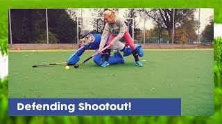 How to Defend a Shootout  Goalkeeper Technique  HockeyheroesTV [upl. by Stacey]