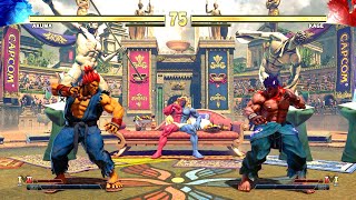 AKUMA RAGING DEMONS IN SFV DEFINITIVE UPDATE BE LIKE [upl. by Aihsei]