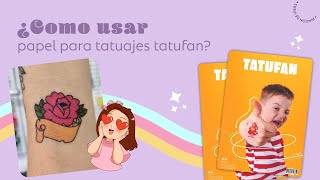 Como hacer TATUAJES TEMPORALES con impresora INKJET tutorial paso a paso [upl. by Leur]