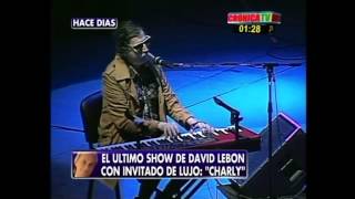 CHARLY GARCIA Y DAVID LEBON EN VIVO EN 2012  CRONICA TV [upl. by Nylesor795]