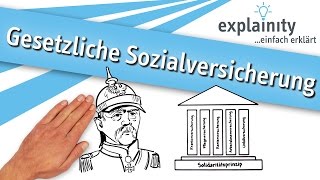 Gesetzliche Sozialversicherung einfach erklärt explainity® Erklärvideo [upl. by Glass]