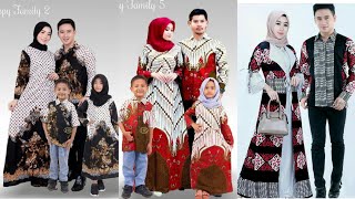 30 Motif amp Model Gamis Batik Sarimbit Murah  Cocok Buat Lebaran 2020 [upl. by Assirod588]