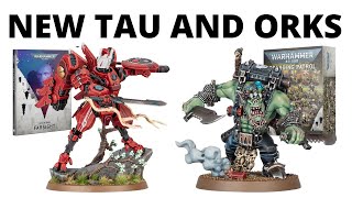 HUGE 40K Reveals for Tau and Orks  Farsight Snikrot Box Sets  Arks of Omen Book [upl. by Sulamith724]