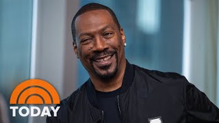 Eddie Murphy on Beverly Hills Cop Axel F working with family [upl. by Aremmat]