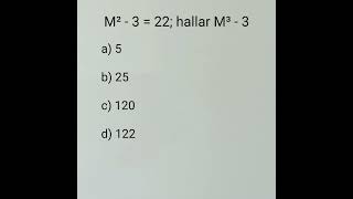 Hallar M³  3  matemáticas  álgebra [upl. by Alleunamme]