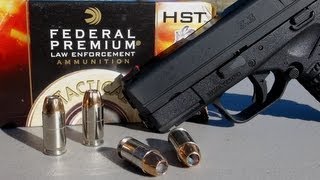 45 ACP SHORT BARREL TEST 230 gr P Federal HST [upl. by Bob]