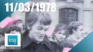 20h Antenne 2 du 11 mars 1978  Claude François est mort  nArchive INA [upl. by Nylidnarb]