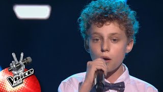 Mathias  Attention  Blind Auditions  The Voice Kids  VTM [upl. by Huntley]