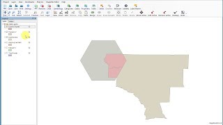 GIS Tricks Create Polygon Clip and Difference [upl. by Bay643]