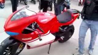 Ducati Desmosedici RR Idle and take off [upl. by Row910]