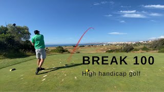 Break 100 24 handicap course vlog Palmares Portugal [upl. by Volnay887]